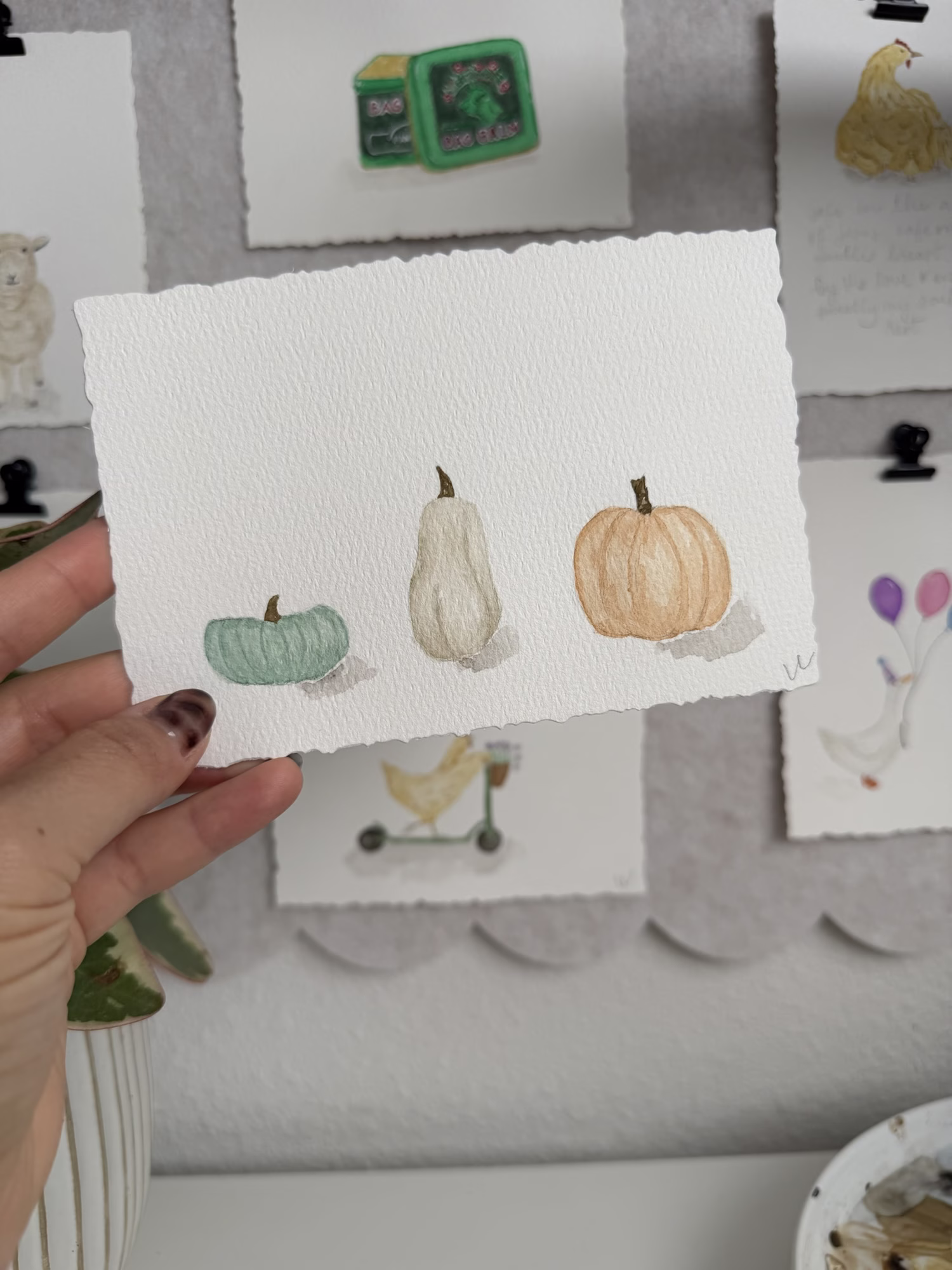 Painting Fall on Our Little Backyard Farm